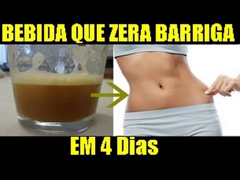 Bebida Que ZERA BARRIGA Em 4 Dias - Receita Simples e Fácil de Fazer