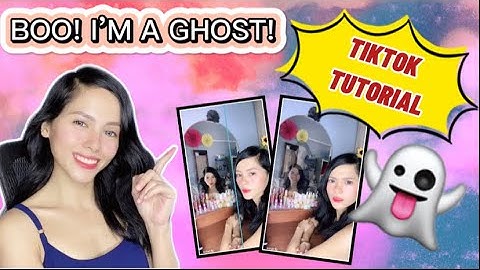 BOO! I’M A GHOST TIKTOK EDIT TUTORIAL
