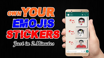 How To Make  Your own Emojis stickers || in 2 Minutes || create whatsapp stickers with your photos