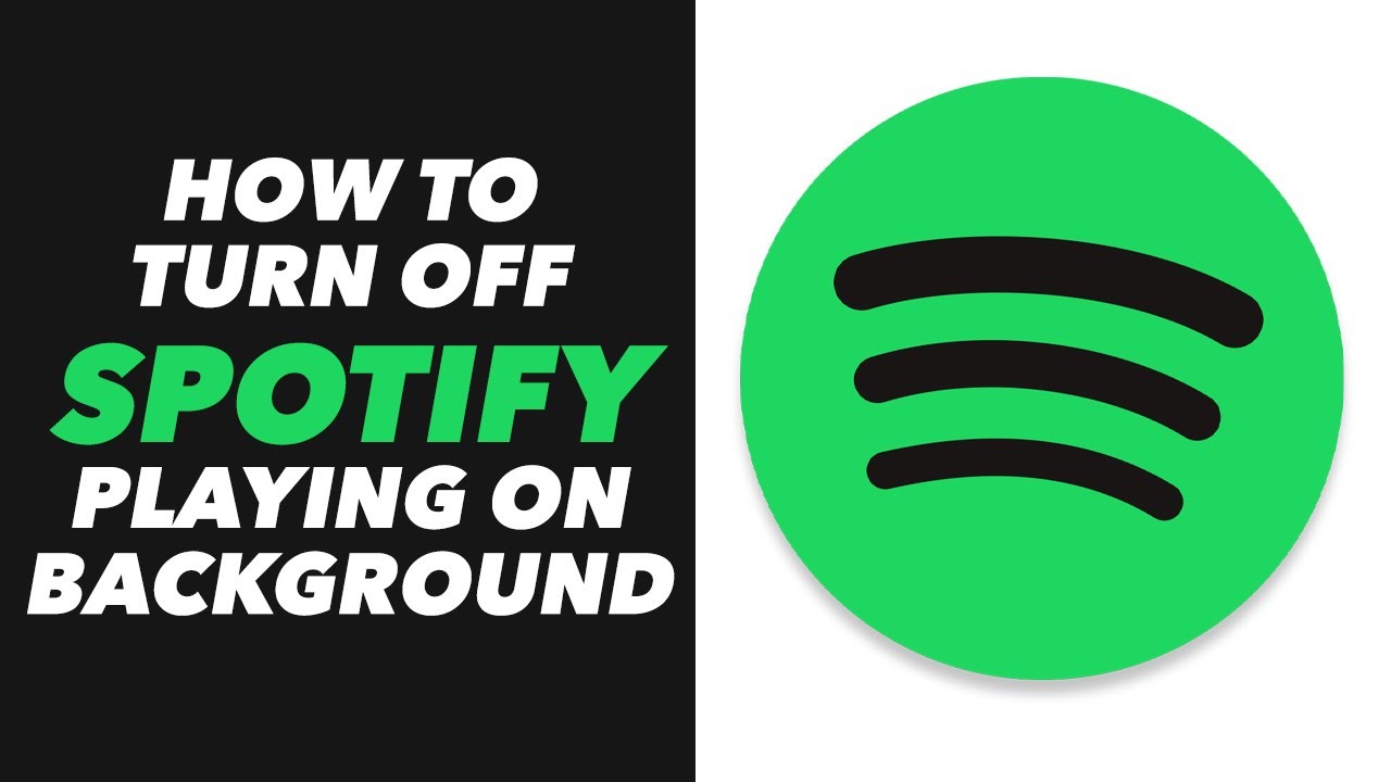 How to Turn Off Spotify Playing on Background - Spotify App Background  Playing Turn Off Tutorial - YouTube