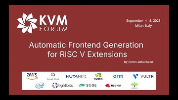 Automatic Frontend Generation for RISC V Extensions by Anton Johansson