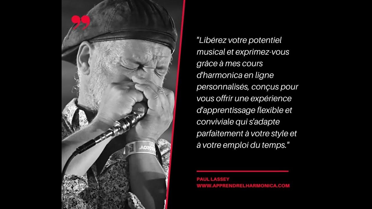 Cours d'harmonica online Paul Lassey YouTube