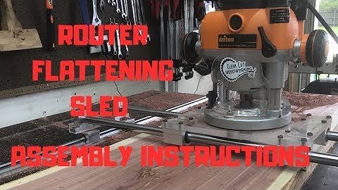 Router Sled Assembly Instructions
