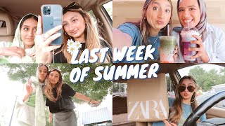 LAST WEEK OF SUMMER VLOG