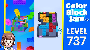 Color Block Jam Level 737 Solution Walkthrough