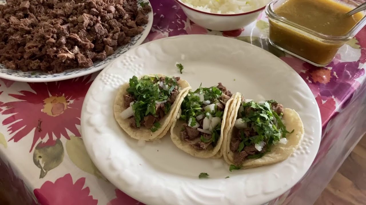 Preparando tacos de lengua/ Making beef tongue tacos YouTube