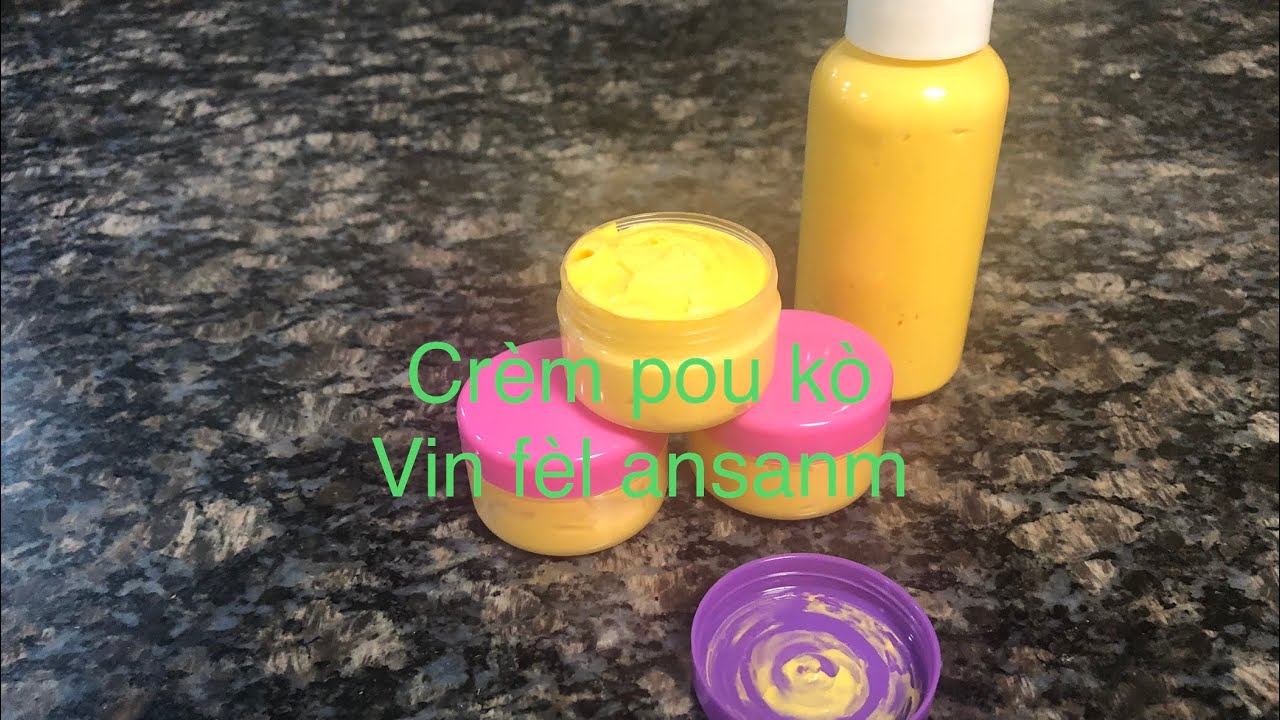 Vin aprann fe crèm éclaircissant naturellement