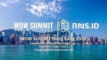 Meet RNS.ID — The Palau Digital Residency at WOW SUMMIT Hong Kong 2025