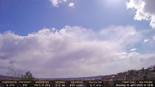 Timelapse Cam 1 - 13. april 2020