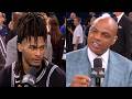 Stephon Castle talks Game 3 win, clutch FTs & getting Wemby involved with Inside the NBA