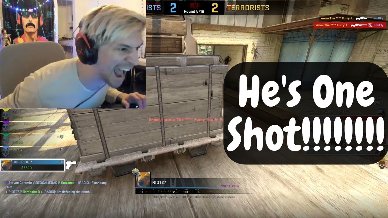xQc's Godly Rare Insane Game Play CS:GO - YouTube
