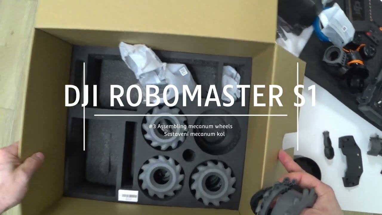 DJI Robomaster S1 Unboxing & Assembling / Kompletní Stavba 1:1