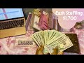 $1,700 Cash Envelope & Sinking Fund Stuffing| May Paycheck #1 | Mother’s Day $$$$ ❤️
