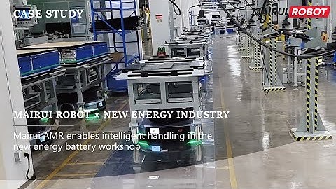 Intelligent Upgrade of New Energy Battery Workshop: Mairui AMR Drives Automated Handling Revolution