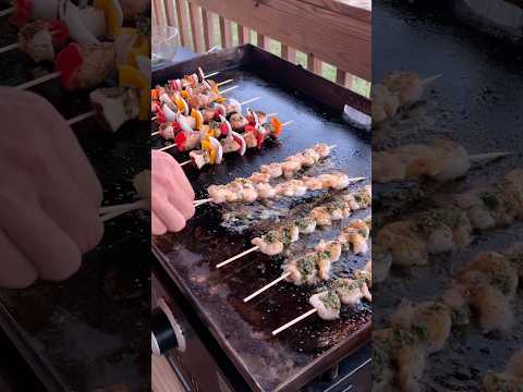 Easy Blackstone Shrimp/Chicken