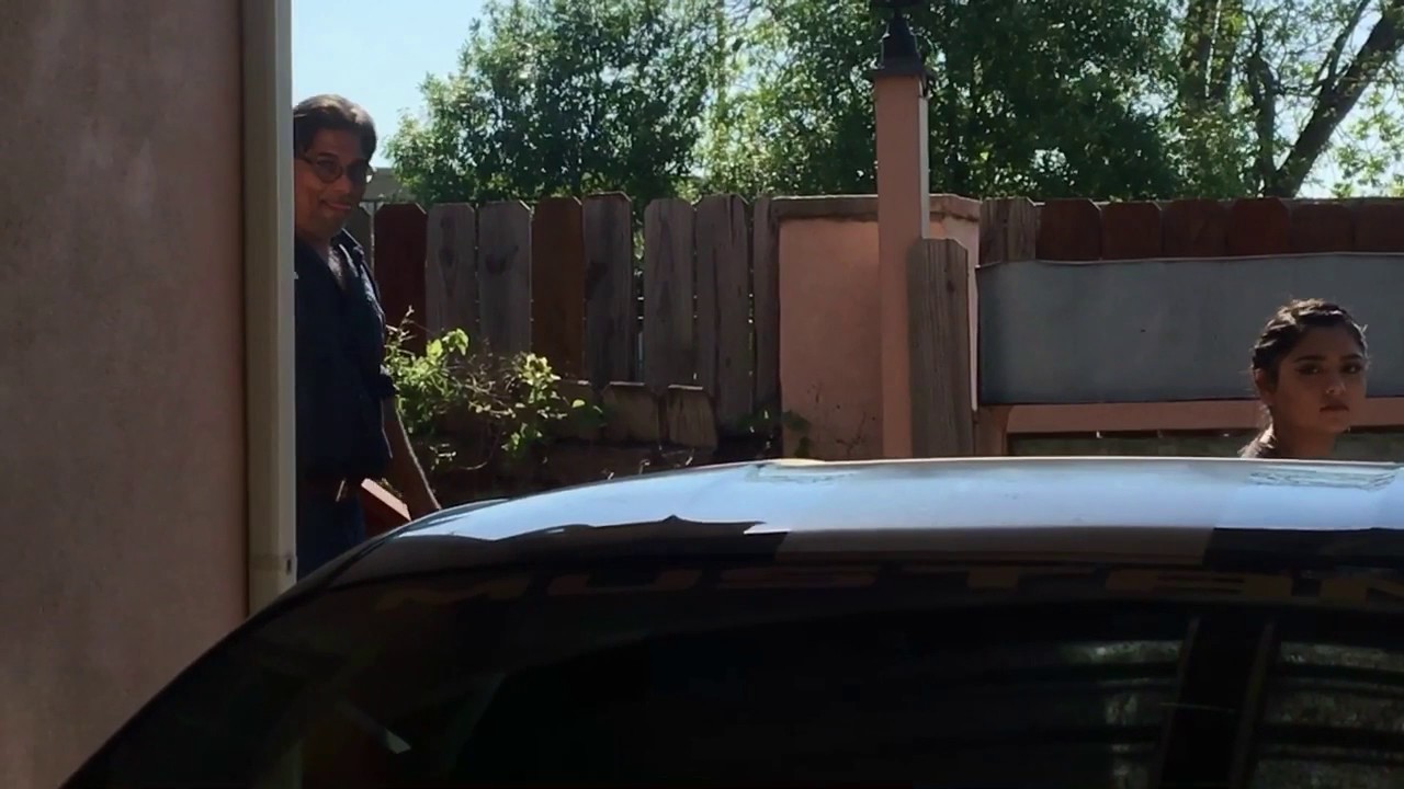 Lauren getting her Surprise Graduation gift