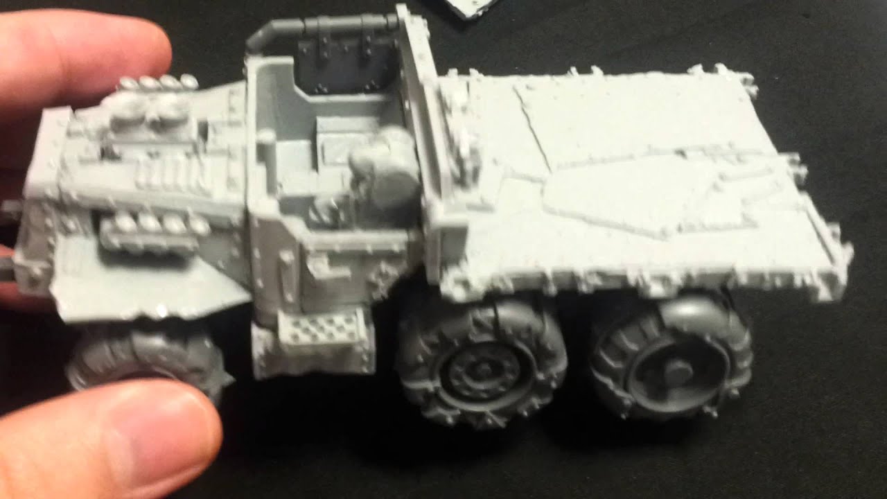 Forge world ork trukk with enclosed cab review - YouTube