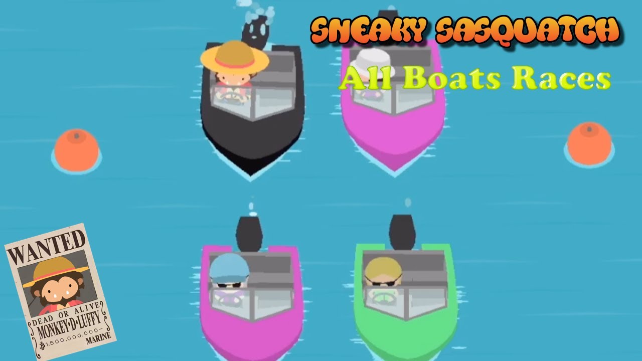 what does a motorboat look like in sneaky sasquatch