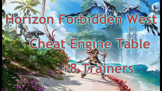 Horizon Forbidden West - Cheat Engine Table - +8 Trainers