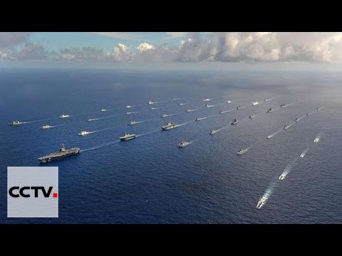 Démonstration de puissance navale américaine - YouTube