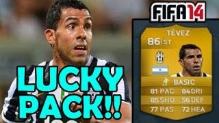 LUCKY PACK OPENING (FIRST PACK EVER) - FIFA 14 Ultimate Team Pack Opening Episode #1