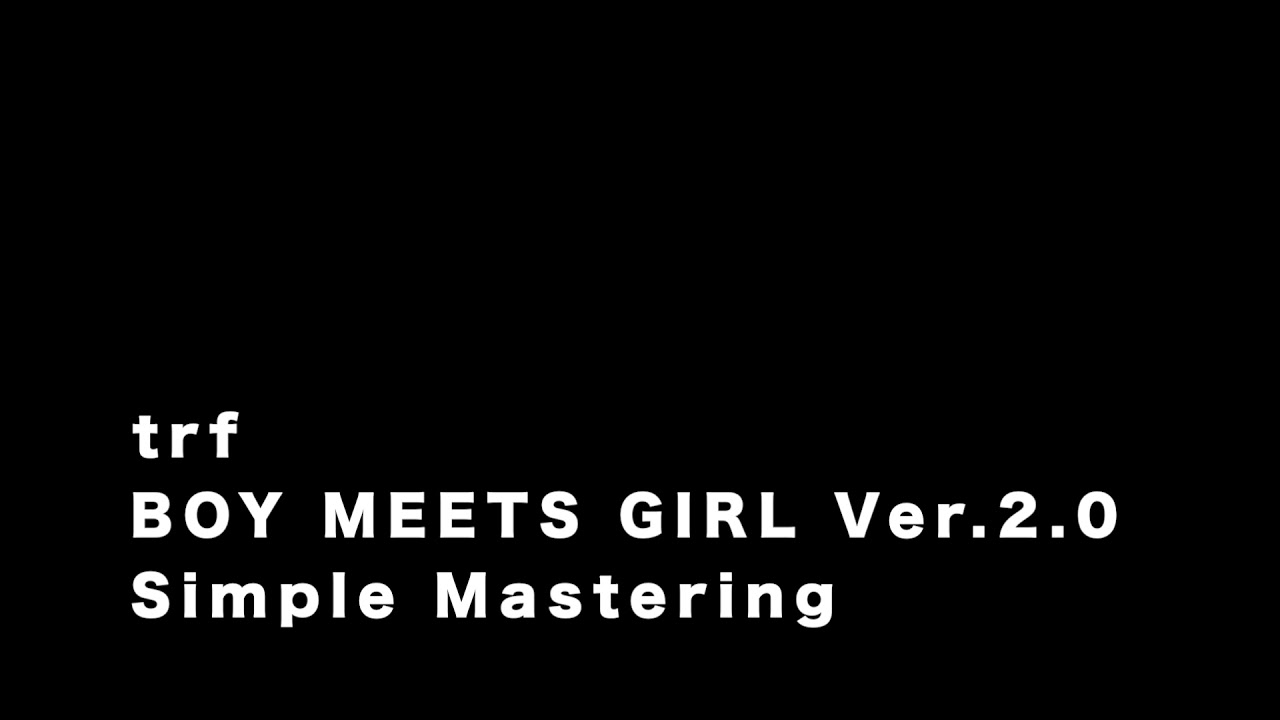 [old][耳コピ] trf BOY MEETS GIRL [DTM/MIDI] 小室哲哉