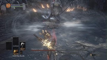 Champion Gundyr - SL1 NG+7 +0 DSA no sprint/roll/block/parry