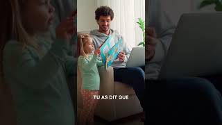 📚 "Tu dis que t'es intelligent ? Prouve-le ! – Ça vous rappelle ?" 🧠👶 #shorts #babytalk #dadlife
