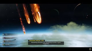 Helldivers 2 - long loading screen (we were too high in orbit) (sfx+music)