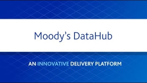 Data Delivery in the Cloud | Moody’s DataHub | Explainer Video