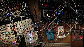 Modular Synth Dark Ambient - Desolate Night - during inclement weather