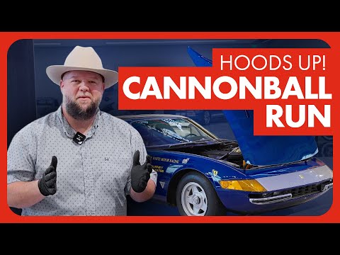 Cannonball Run Hoods Up! ⏐ SAVOY AUTOMOBILE MUSEUM