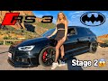 Elle conduit une rs3 stage 2 de 500ch milltek la batmobile feat lisabr.