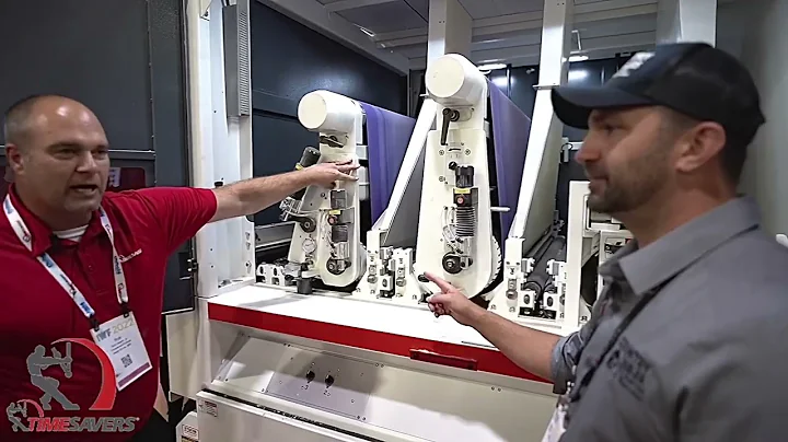 TimeSavers 3300 Series Planer/Sander.  #iwf2022￼