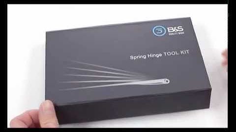 Easy Mounting of Spring Hinges. Make spring hinge mounting a piece of cake!