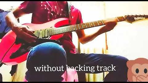 Okey - Ku Relakan Dikau Pergi intro & solo guitar cover