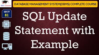 L81 : SQL Update Statement with Example | Database Management System(DBMS) Lectures in Hindi
