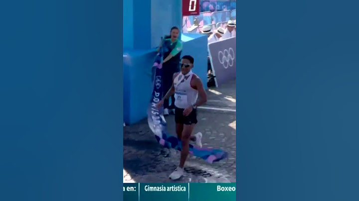 ¡Oro para Ecuador! Daniel Pintado. 20km, a lo Ronaldo!  #paris2024   #olympics #marcha #ecuador