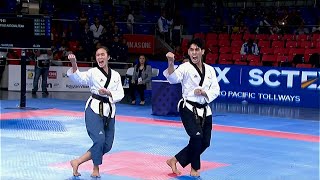 Babanto and Mella won the SILVER MEDAL in the mixed pair recognized poomsae | 2019 SEA Games