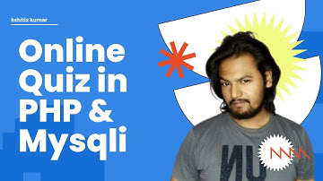 Online Quiz Management System in PHP and Mysqli