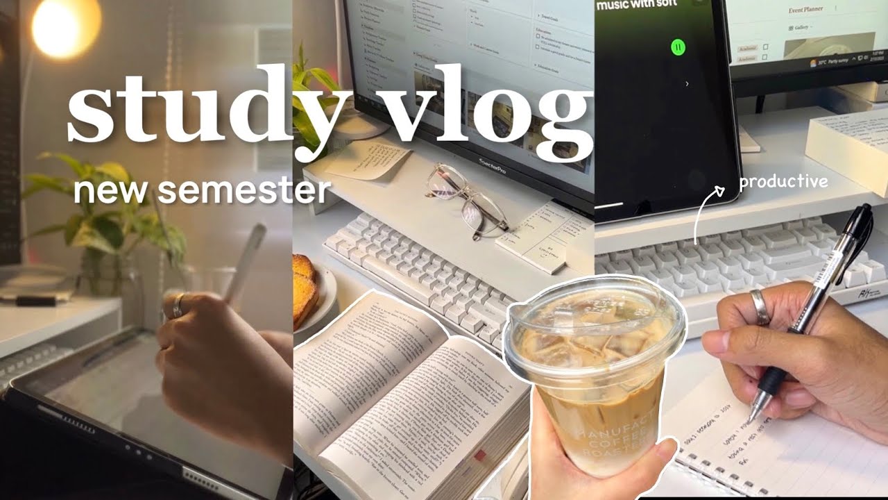 trying my best to be productive ― days in my life | STUDY VLOG - YouTube