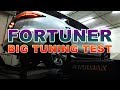 Испытаание Toyota Fortuner 2,8 td 2017 на диностенде с разными вариантами тюнинга