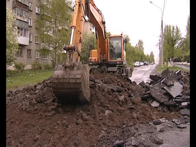 Накануне в Серове начались работы по капитальному ремонту автодороги по улице Зеленая