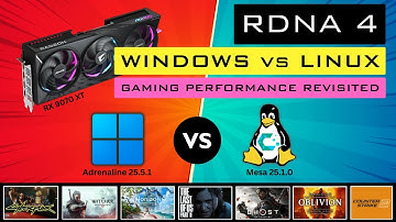 RDNA 4 Still Struggling on Linux vs Windows (9070 XT Gaming Performance Re-Tested on CachyOS)