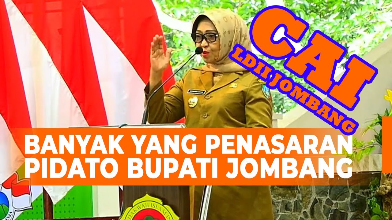 Pidato Bupati Jombang Pada CAI 2023 di Kosambiwojo