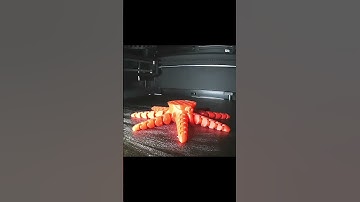 Red Octopus Timelapse #3dprint #3dprinter #3dprinting #timelapse #3dmodel #octolapse #bambulab #3d