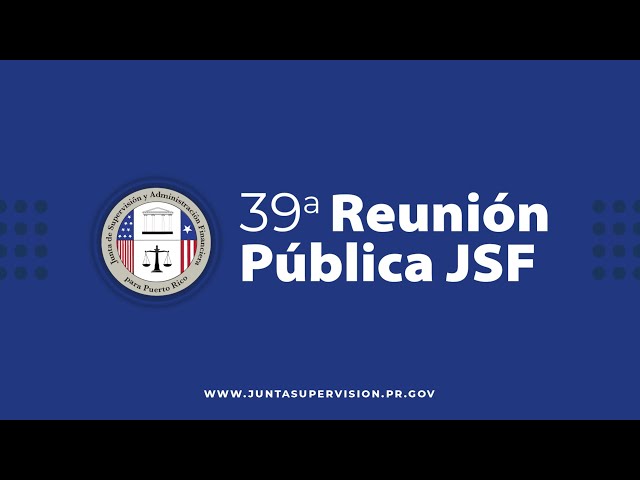 JSAF 39a Reunión Pública