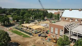 Michigan State University STEM Building Mass Timber Time Lapse