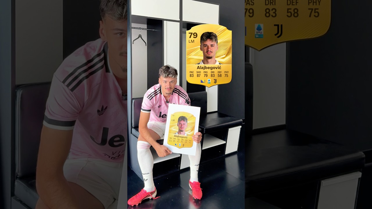 Alajbegović builds his dream EA SPORTS FC 27 card 👀 | #Juventus@easportsfc @easportsfcit