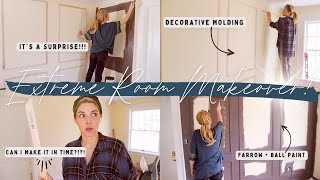 Dark Academia EXTREME Room Makeover SURPRISE!!! // Making Over my Teen Girls Room!